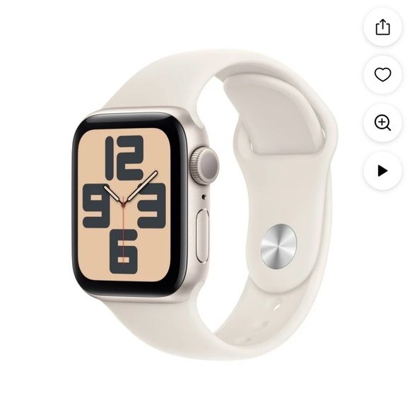 Apple Watch SE (2nd Gen) 44mm GPS – Starlight Aluminum – NEW, SEALED - Picture 2 of 7